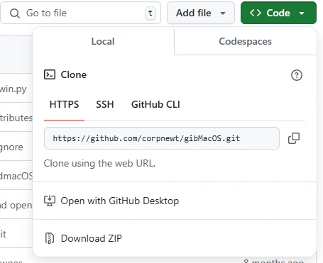 Gibmacos Github